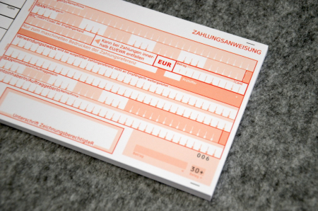 250 Stück Blanko Zahlungsanweisungen / Erlagscheine Standard
